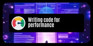 Writing code for performance optimisation