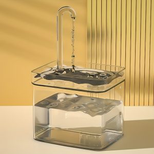 Faucet-Style Clear Cat Water Fountain – Crazy Cat Ladies