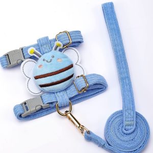 Y-Shaped Cat Harness & Leash with Bee Charm – Crazy Cat Ladies